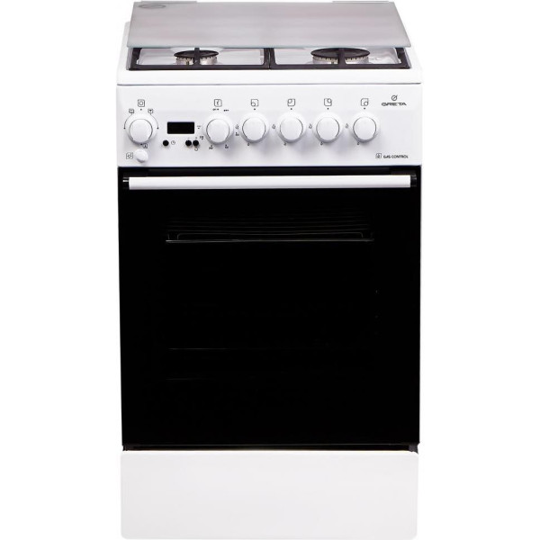 Плита комбінована Greta 1470-ГЭ-52А білий т. GE 570B MG 38(W) (20905)