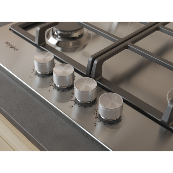 Варильна поверхня газова Whirlpool TKRL661IXEU