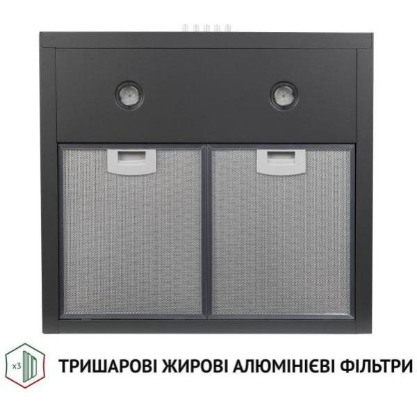 Витяжка декоративна Perfelli K 5202 SG 700 LED