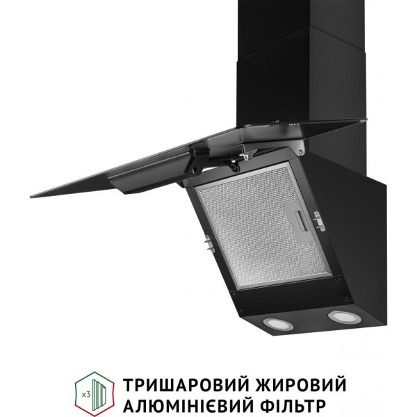 Витяжка декоративна Perfelli VICCO 6HSR NERO