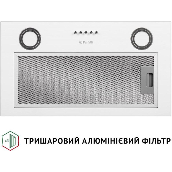 Витяжка вбудовувана Perfelli BI 5022 WH LED