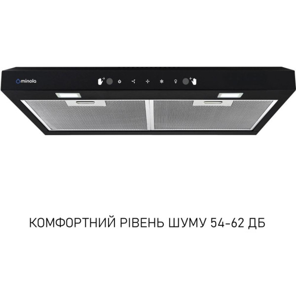 Витяжка традиційна Minola HPL 612 BL