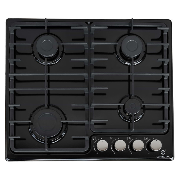 Варильна поверхня газова Greta KHG640N291D чорний