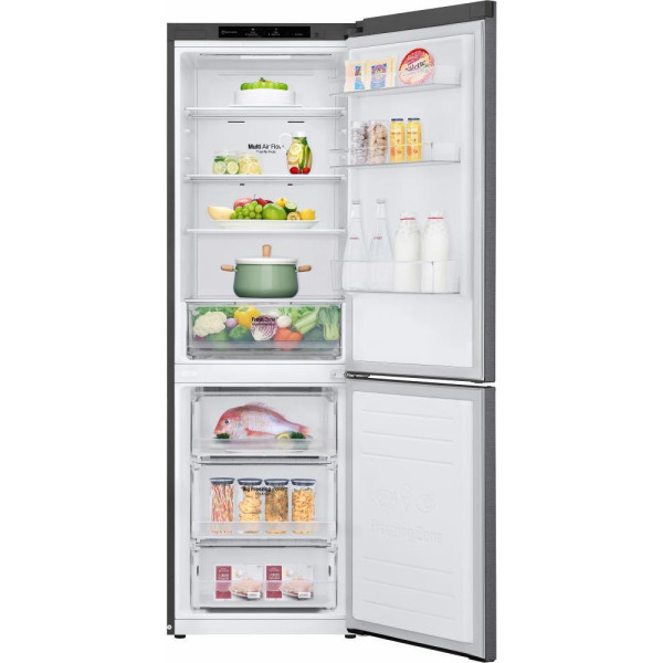 Холодильник з нижньою морозильною камерою LG GC-B459SLCL