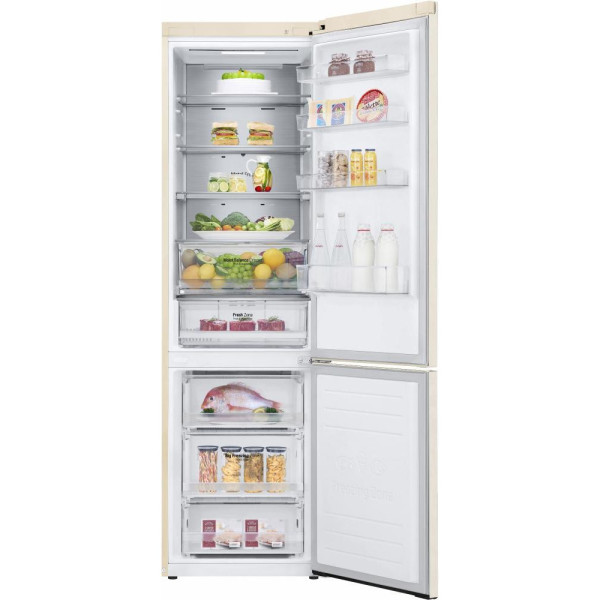 Холодильник з нижньою морозильною камерою LG GC-B509SESM