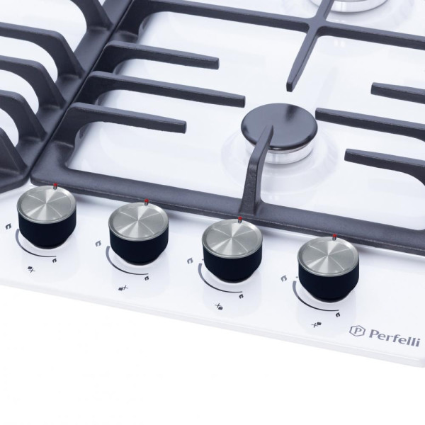Варильна поверхня газова Perfelli DIAMOND M69C BIANCO