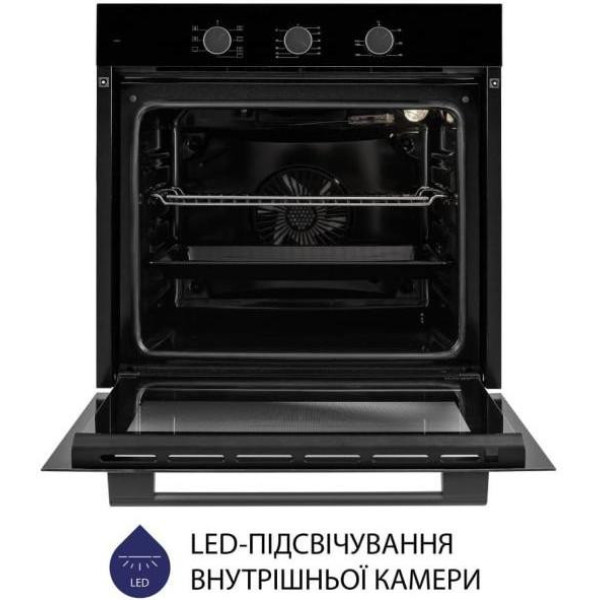 Духова шафа електрична Minola EO 675 BL