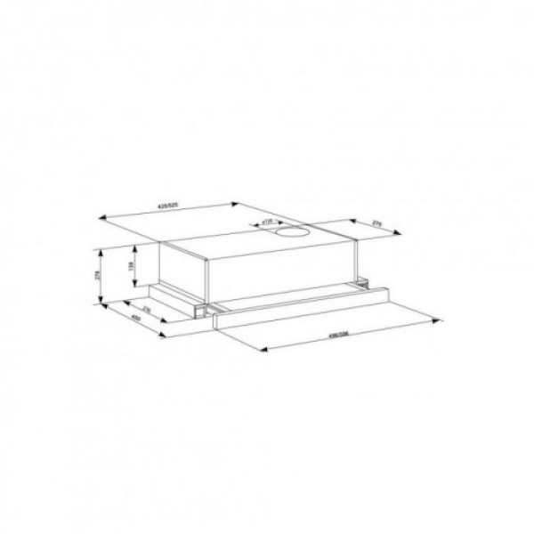Витяжка ELEYUS BREEZE 470 60 BL