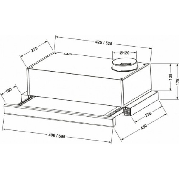 Витяжка ELEYUS BREEZE 470 60 BG