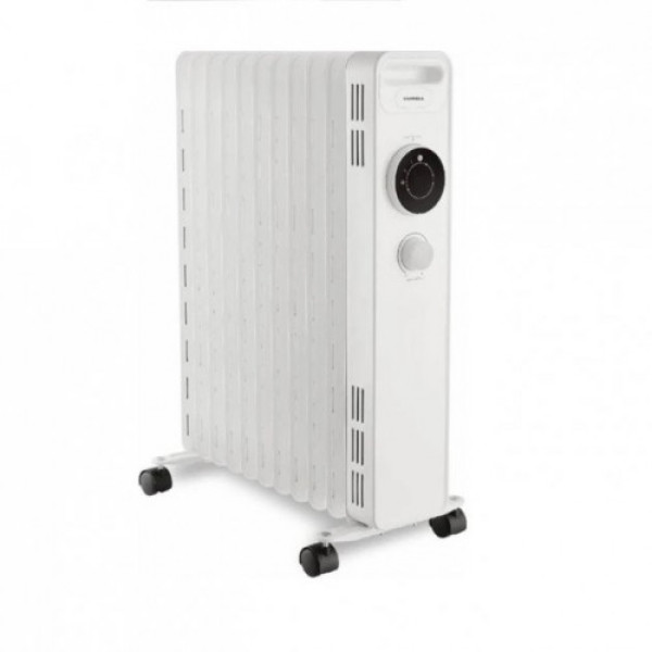 Масляний радіатор Kumtel KUM-1230S White
