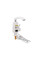 Проточний кран-водонагрівач кухонний для кухні Lidz Warm 057 LDWAR057WCR24983 White / Chrome