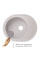 Кухонна мийка Lidz 620x500/200 GRA-09 (LIDZGRA09620500200)