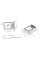 Кухонна мийка Lidz 6642 0,8 мм Micro Decor (LIDZ664208MICDEC)