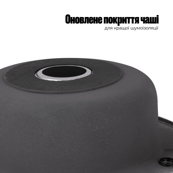 Кухонна мийка Lidz 510-D 0,8 мм Micro Decor (LIDZ510DEC)
