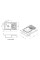 Кухонна мийка Lidz 7848 0,8 мм Micro Decor (LIDZ7848MDEC)