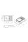 Кухонна мийка Lidz 7549 0,8 мм Micro Decor (LIDZ7549MICDEC)