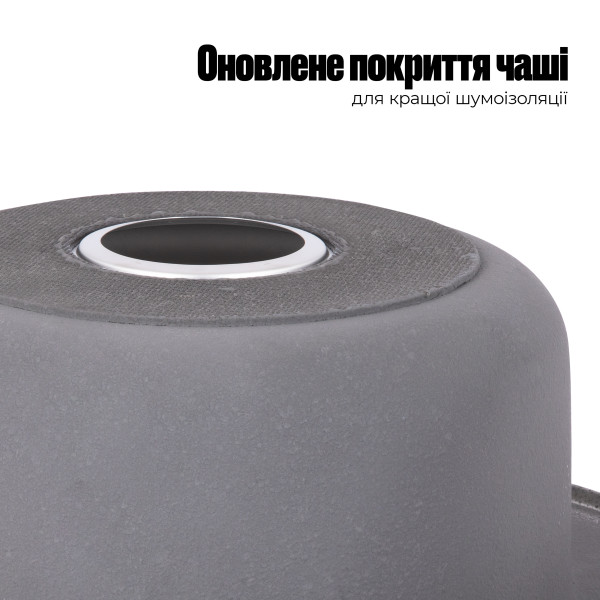 Кухонна мийка Lidz 6550 0,8 мм Micro Decor (LIDZ6350MDEC)