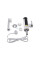 Проточний кран-водонагрівач кухонний для кухні Lidz Warm 061 LDWAR061WCR35431 White / Chrome