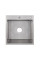 Мийка для кухні інтегрована Lidz Handmade H5050G (LDH5050GPVD43620) Brushed Grey PVD 3,0/1,0 мм