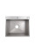 Мийка для кухні інтегрована Lidz Handmade H6050G (LDH6050GPVD43622) Brushed Grey PVD 3,0/1,0 мм