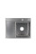 Мийка для кухні інтегрована Lidz Handmade H6350L крило ліворуч (LDH6350BRUL45588) Brushed Steel 3,0/1,0 мм