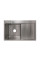 Мийка для кухні інтегрована Lidz Handmade H6350R крило праворуч (LDH6350BRUR45587) Brushed Steel 3,0/1,0 мм