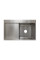 Мийка для кухні інтегрована Lidz Handmade H7849L крило ліворуч (LDH7849BRUL45592) Brushed Steel 3,0/1,0 мм