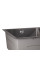 Мийка для кухні з двома чашами інтегрована Lidz Handmade H7843 (LDH7843BPVD45586) Brushed Black PVD 3,0/1,0 мм