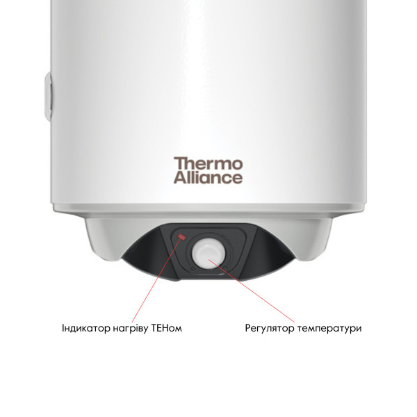 Водонагрівач електричний комбінований Thermo Alliance вертикальний 80 л. т.о. 0,24 кв.м лівий, мокрий ТЕН 2,0 кВт (CWH 8044 4S L)