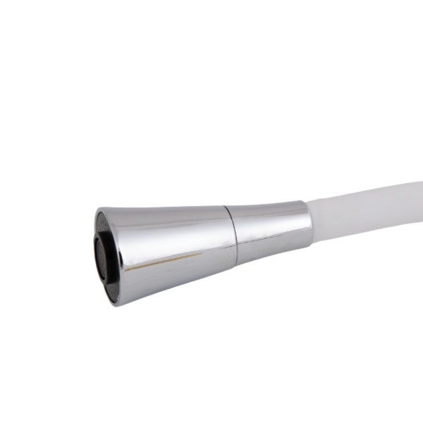 Змішувач для кухні Lidz Tani 008F3 з гнучким виливом (k40) LDTAN008F3WCR37037 Chrome/White