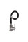 Змішувач для кухні Brinex Pure 015F3 з гнучким виливом   Nickel/Black BRIPUR015F3NKB