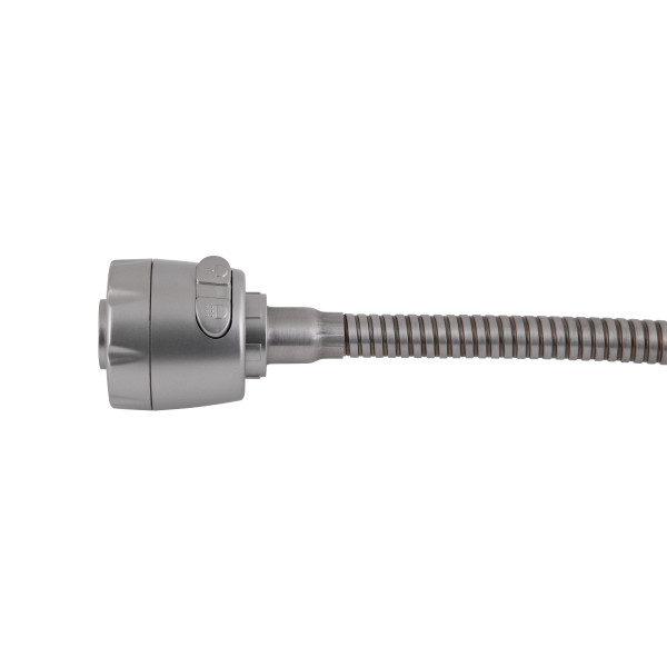 Змішувач для кухні Brinex Pure 015F41 з гнучким виливом   Nickel BRIPUR015F41NKL