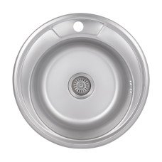 Кухонна мийка Brinex 490-A 0,6 мм Satin (BRIN490SAT06)
