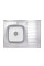 Кухонна мийка Brinex 6080-L 0,6 мм Satin (BRIN6080LSAT06)