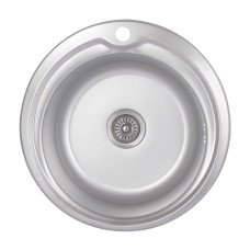 Кухонна мийка Brinex 510-D 0,8 мм Satin (BRIN510SAT08)