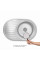 Кухонна мийка Brinex 7750 0,8 мм Micro Decor (BRIN7750MDEC08)