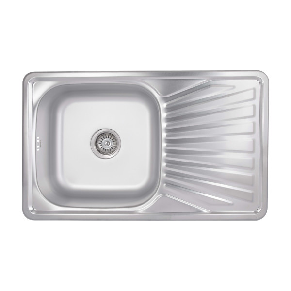 Кухонна мийка Brinex 7848 0,8 мм Satin (BRIN7848SAT08)