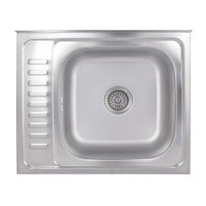Кухонна мийка Brinex 6050-R 0,6 мм Satin (BRIN6050RSAT06)