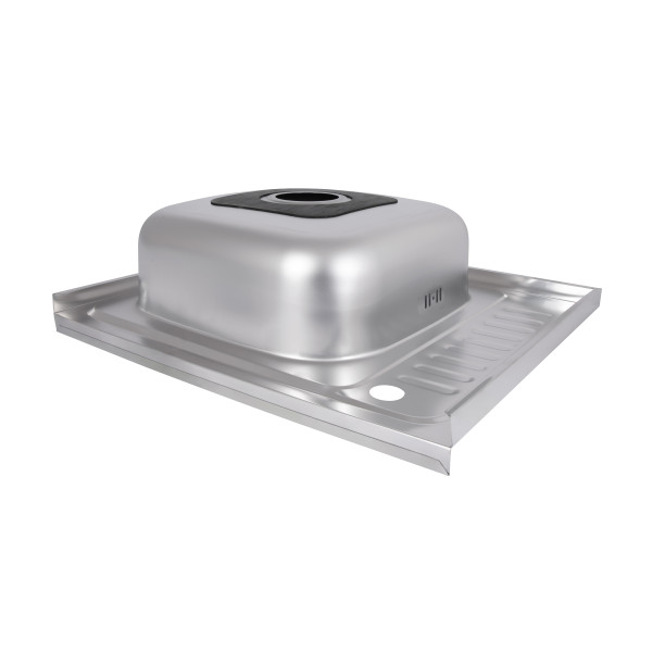Кухонна мийка Brinex 6050-L 0,6 мм Satin (BRIN6050LSAT06)