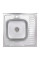 Кухонна мийка Brinex 6060-L 0,6 мм Satin (BRIN6060LSAT06)