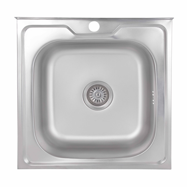 Кухонна мийка Brinex 5050 0,6 мм Satin (BRIN5050SAT06)
