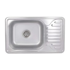 Кухонна мийка Brinex 6642 0,8 мм Satin (BRIN6642SAT08)