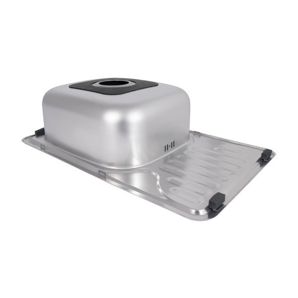 Кухонна мийка Brinex 6642 0,8 мм Satin (BRIN6642SAT08)