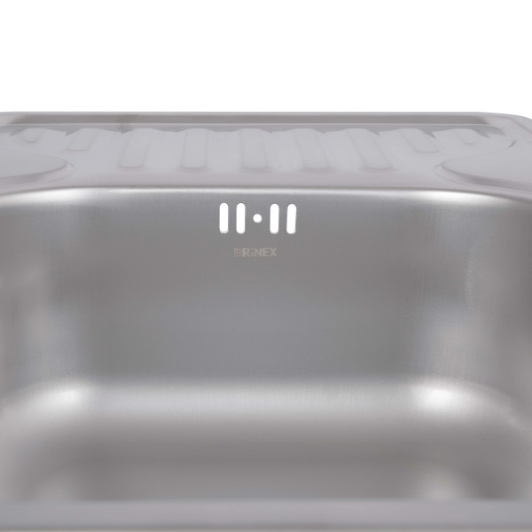Кухонна мийка Brinex 6642 0,8 мм Satin (BRIN6642SAT08)