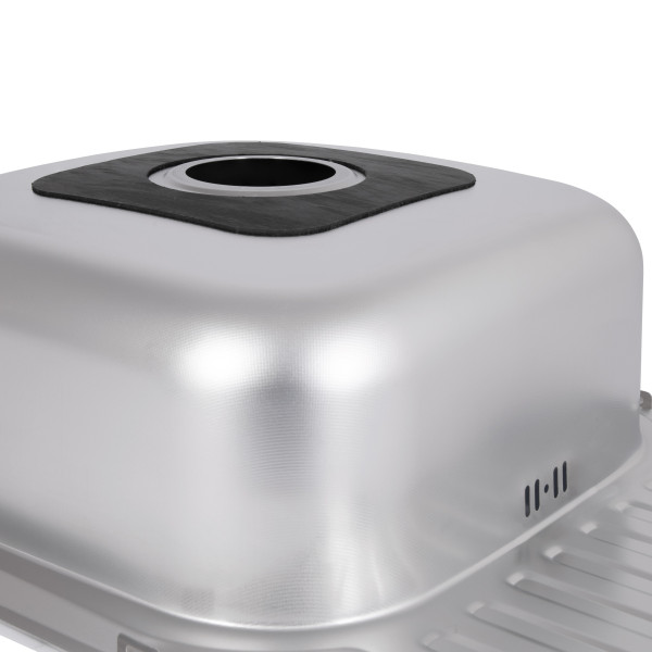 Кухонна мийка Brinex 5848 0,8 мм Micro Decor (BRIN5848MDEC08)