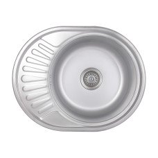 Кухонна мийка Brinex 5745 0,8 мм Satin (BRIN5745SAT08)