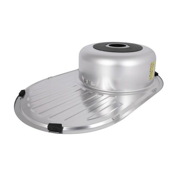 Кухонна мийка Brinex 7750 0,8 мм Satin (BRIN7750SAT08)