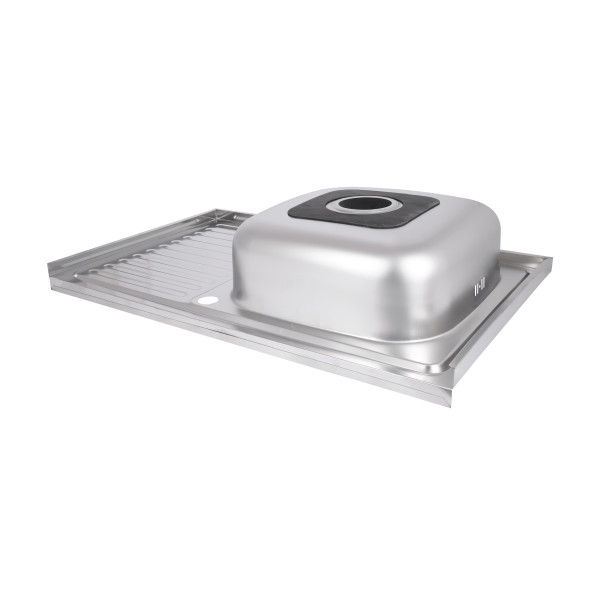 Кухонна мийка Brinex 5080-R 0,6 мм Satin (BRIN5080RSAT06)