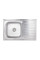 Кухонна мийка Brinex 5080-L 0,6 мм Satin (BRIN5080LSAT06)
