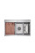Lidz Handmade H7545 Мийка для кухні інтегрована Decor Honeycomb 3,0/1,0 мм LDH7545DEC48372